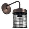 Spot Rejilla Aplique Pared Industrial Moderno Vintage Apto Led Metalizado - Thumbnail Image 3