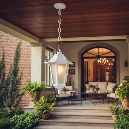 Farol Colonial Pared 6 Caras Chico Aluminio Apto Led - E27 - Imagen 36