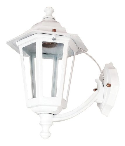 Farol Colonial De Pared 6 Caras Chico Fundición De Aluminio - Imagen 25