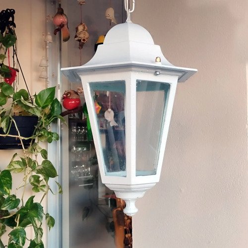 Farol Colonial 6 Caras Fundición De Aluminio Apto Led - E27 - Imagen 58