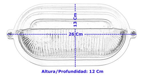Aplique Tortuga Fundición De Aluminio Con Visera 1 Luz - E27 - Imagen 22