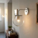 Spot Aplique Pared Moderno Vintage Globo Transparente E27