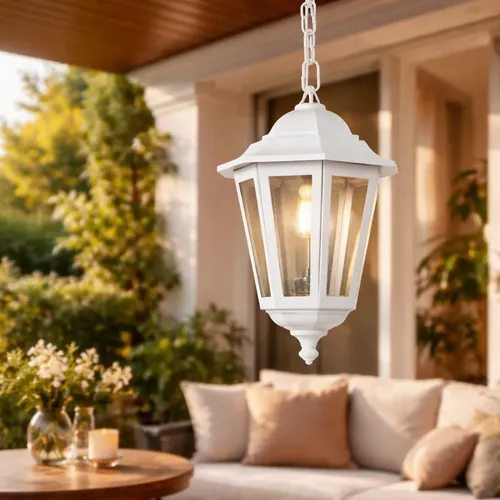 Farol Colonial Pared 6 Caras Chico Aluminio Apto Led - E27 - Imagen 21