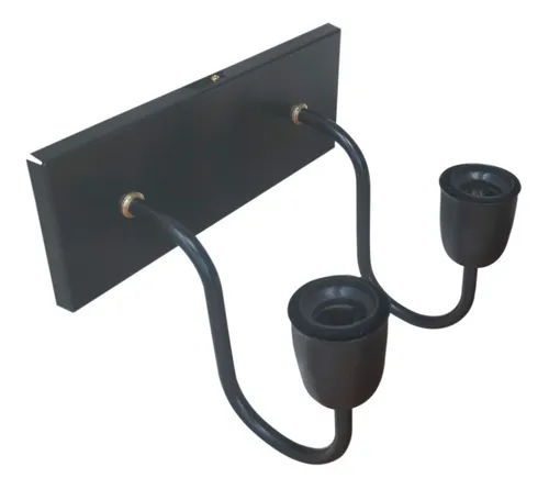 Spot Signo Rectangular Aplique Pared Moderno Vintage 2 Luces - Imagen 14