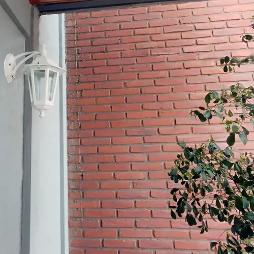 Farol Colonial De Pared 6 Caras Chico Fundición De Aluminio - Imagen 7