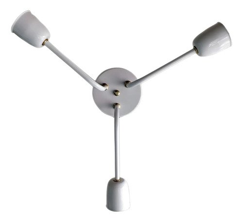 Spot Recto Aplique Techo O Pared Industrial Vintage 3 Luces - Imagen 3