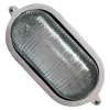 Plafón De Fundición Aluminio Ovalado Grande Con Aro - Thumbnail Image 1