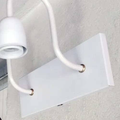 Spot Signo Rectangular Aplique Pared Moderno Vintage 2 Luces - Imagen 4