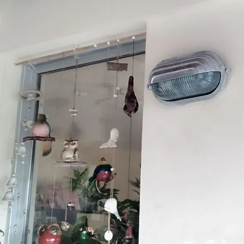 Aplique Tortuga Fundición De Aluminio Con Visera 1 Luz - E27 - Imagen 25