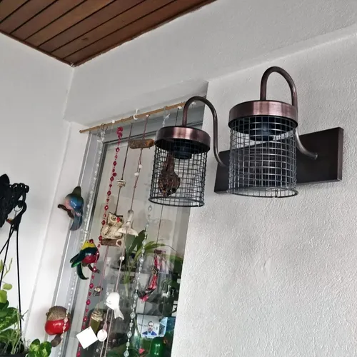 Spot Rejilla 2 Luces Moderno Vintage Apto Led - Metalizado - Imagen 2