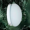 Plafón Chapa Chico 1 Luz Vidrio Boina Satinado - Apto Led - Thumbnail Image 3