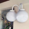 Aplique Globo Pared Ext. Decorativo Antivandalismo 2 Luces - Thumbnail Image 8