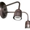 Spot Recto Metalizado Moderno Vintage 2 Luces - Apto Led E27 - Thumbnail Image 36