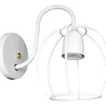 Spot Signo Jaula Mandarín De Pared 1 Luz Vintage Apto Led