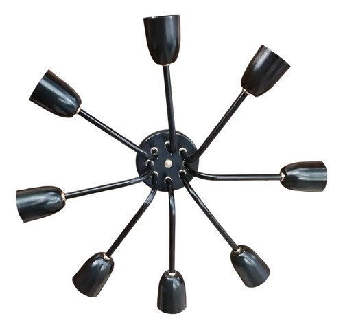 Spot Araña Recto Aplique Moderno De Techo Vintage 8 Luces - Imagen 3