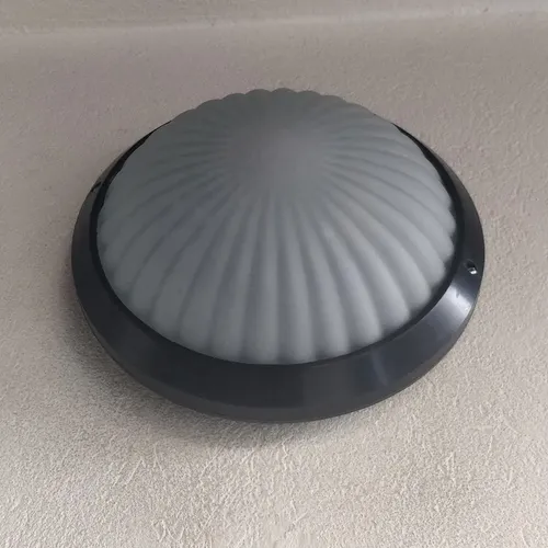 Plafón Soffit Grande 2 Luces Vidrio Estrella Satinado - Imagen 6