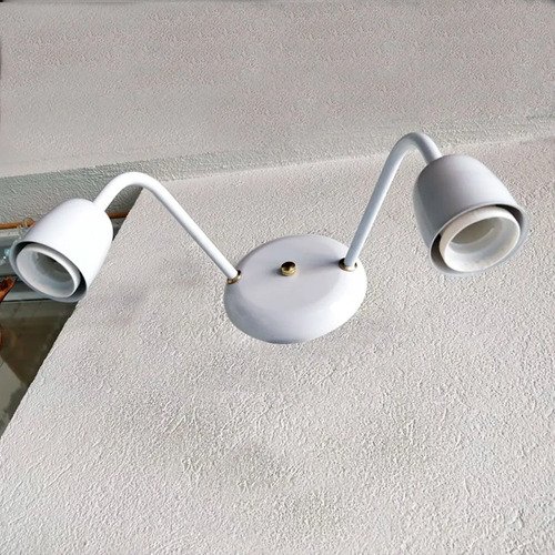 Spot Aplique Recto Base Redonda 2 Luces E27 - Imagen 15