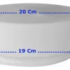 Vidrio Repuesto Satinado Plafón Grande De 20 Cm. - Thumbnail Image 7