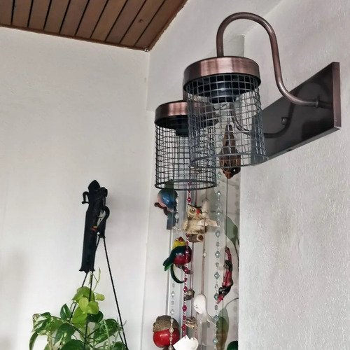 Spot Rejilla 2 Luces Moderno Vintage Apto Led - Metalizado - Imagen 6