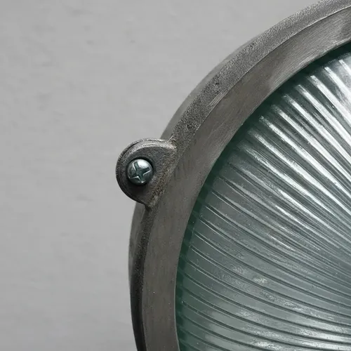 Plafón Fundición Aluminio C/aro Redondo Grande 2 Luces E27 - Imagen 29