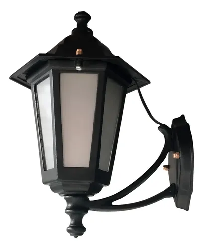 Farol Colonial Pared 6 Caras Chico Aluminio Apto Led - E27 - Imagen 52