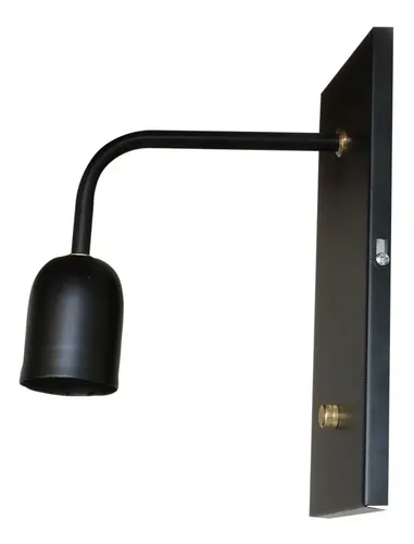 Aplique De Pared Moderno 1 Luz Soporte Rectangular - E27 - Imagen 5
