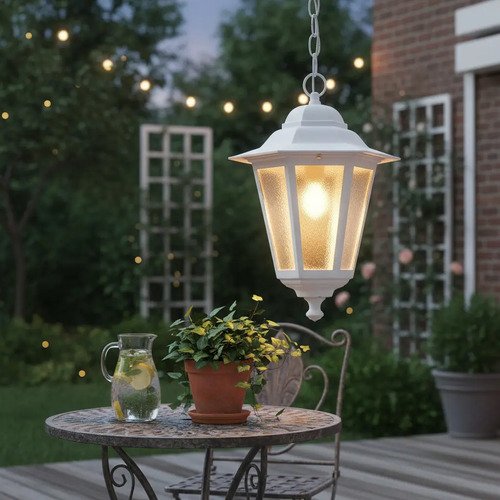 Farol Colonial Fundición De Aluminio 6 Caras Apto Led - E27 - Imagen 9