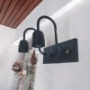 Spot Signo Rectangular Aplique Pared Moderno Vintage 2 Luces - Thumbnail Image 12