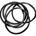 Pack P/50 Repuestos Burlete Pvc Tortugas Chicas 15 A 18 Cm