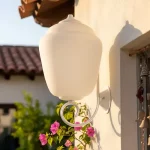 Farol Ménsula Colonial Fundición Alum. Canopia Antivandalica