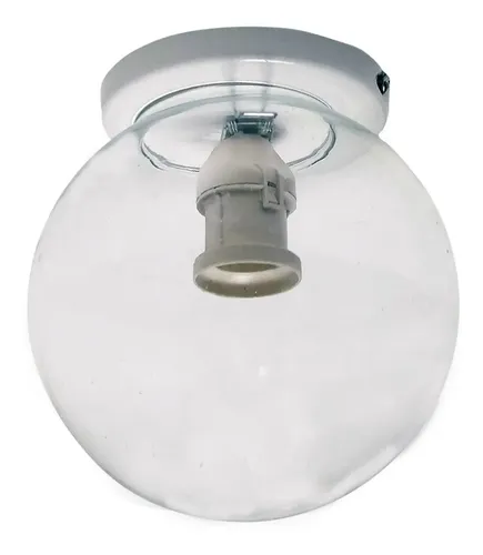 Repuesto Base Aplique Globo De Pared-techo Chico 8x15 E27 - Imagen 3