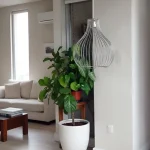 Lampara Colgante Jaula Gota Deco Vintage Metalizado