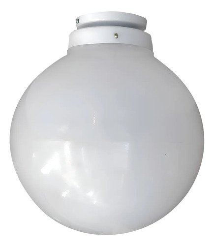 Aplique Globo Pvc 35 Cm Antivandálico De Piso Ó Techo E27 - Imagen 4