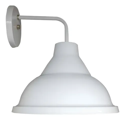 Spot Campana Metálica De Pared 25 Cm Moderno Vintage - E27 - Imagen 2