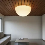 Media Esfera De Techo Pvc Opal 25 Cm - E27 Apto Led