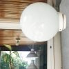 Aplique Globo Vidrio Opal 12x25cm De Techo O Pared - Thumbnail Image 5