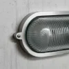 Plafón Fundición Aluminio Ovalado Grande E27 - Thumbnail Image 7