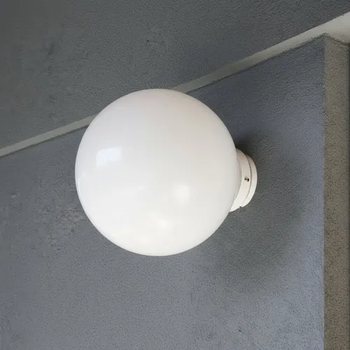 Aplique Globo Pvc 35 Cm Antivandálico De Piso Ó Techo E27 - Imagen 2