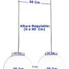 Colgante Globo Pvc 20 Antivandálico Base Rectang 2 Luces E27 - Thumbnail Image 2