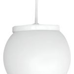 Colgante Globo Vidrio Opal (15) 1 Luz Metalizado E27