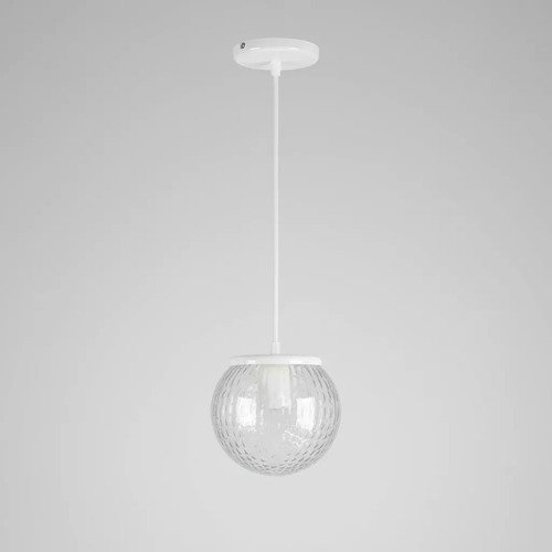 Colgante Globo 8x15 Vidrio Transparente 1 Luz - E27 - Imagen 7