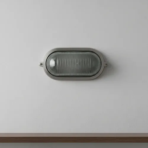 Plafón Fundición Aluminio Ovalado Grande E27 - Imagen 10