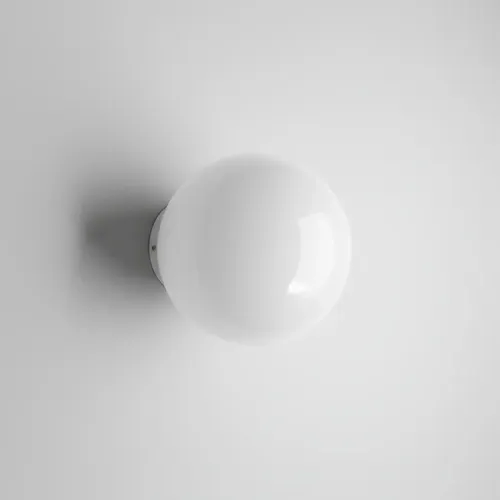 Aplique Globo Pvc 35 Cm Antivandálico De Piso Ó Techo E27 - Imagen 6
