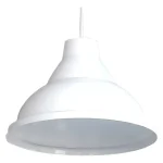 Colgante Campana Chapa 25 Cm 1 Luz Vintage Apto Led - E27