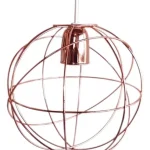 Colgante Orbital Esfera Alambre De Acero Metalizado Chico