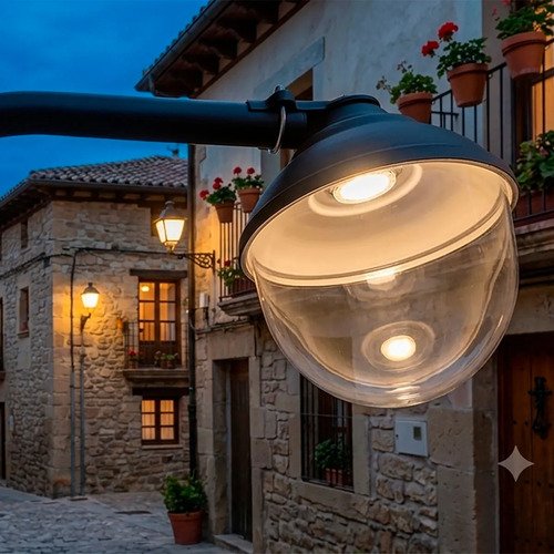 Artefacto Alumbrado Público 1 Luz Antivandalismo - E27 - Imagen 7