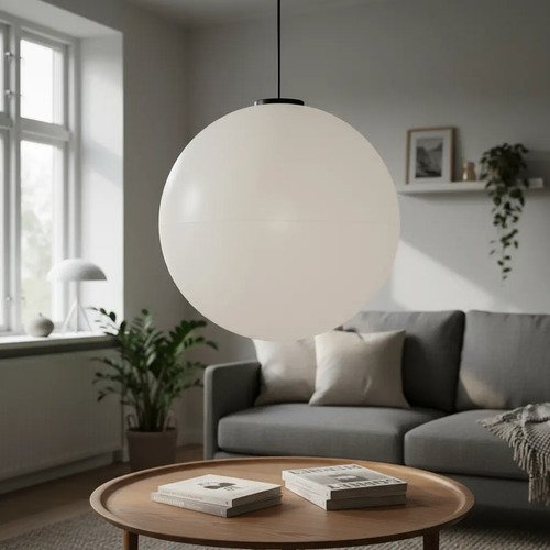 Colgante Globo Esfera Pvc Opal 45 Cm Deco Apto Led E-27 - Imagen 3