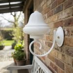 Farol Ménsula Colonial Fundición Aluminio Canopia Trompo 2