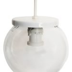 Colgante Globo Vidrio Transparente (15) 1 Luz Metalizado E27