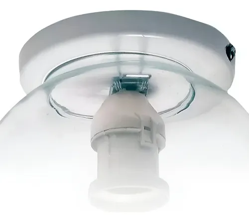 Repuesto Base Aplique Globo De Pared-techo Chico 8x15 E27 - Imagen 1
